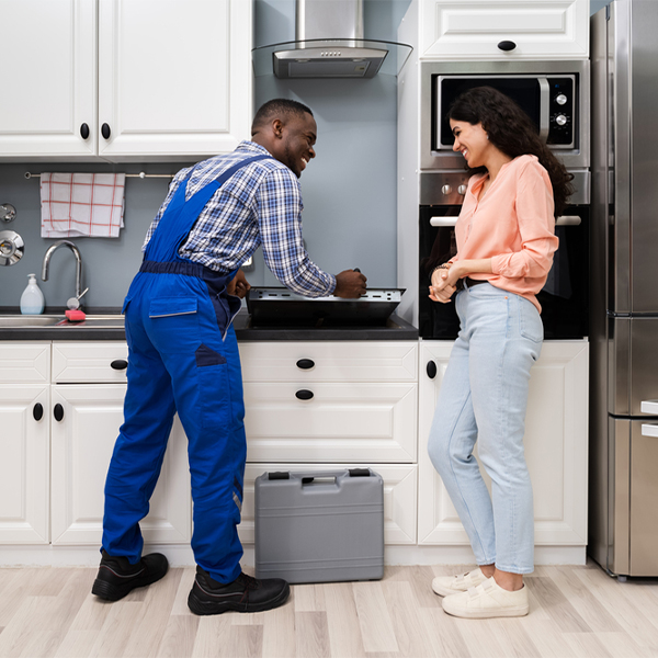 can you provide an estimate for cooktop repair before beginning any work in Hampton